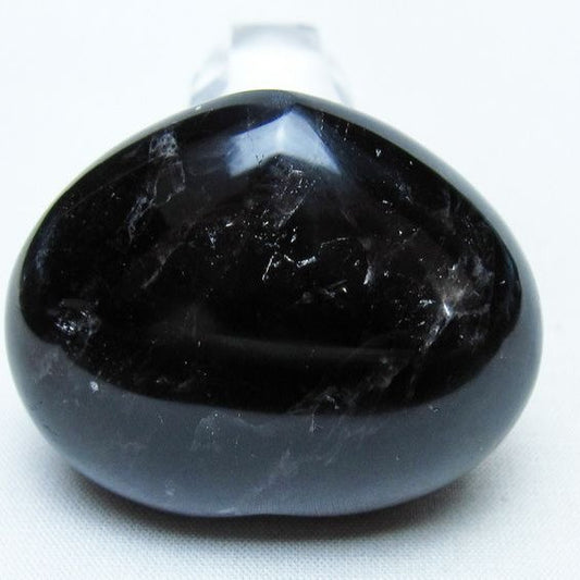 モリオン 置物 ハート 黒水晶 一点物 145-2056
