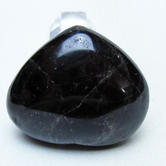 モリオン 置物 ハート 黒水晶 一点物 145-2057