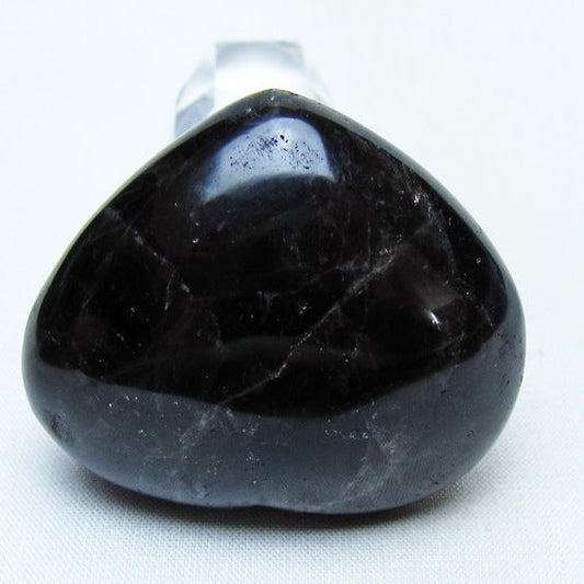 モリオン 置物 ハート 黒水晶 一点物 145-2057