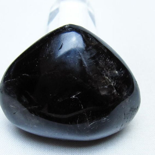 モリオン 置物 ハート 黒水晶 一点物 145-2060