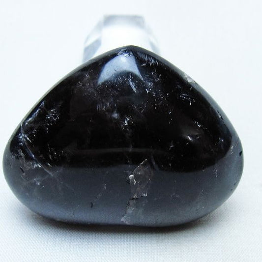 モリオン 置物 ハート 黒水晶 一点物 145-2061