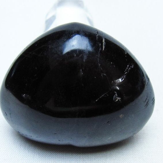 モリオン 置物 ハート 黒水晶 一点物 145-2062