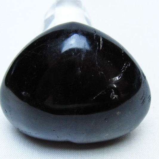 モリオン 置物 ハート 黒水晶 一点物 145-2062