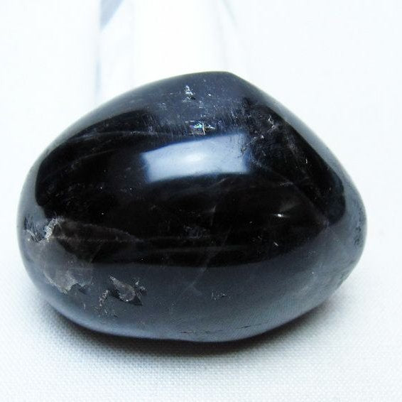 モリオン 置物 ハート 黒水晶 一点物 145-2067