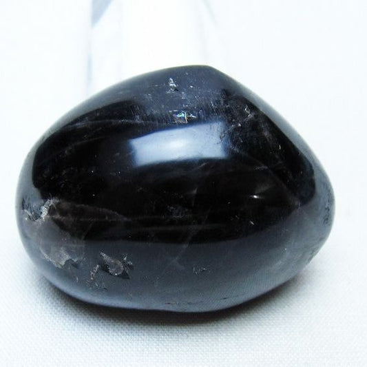 モリオン 置物 ハート 黒水晶 一点物 145-2067