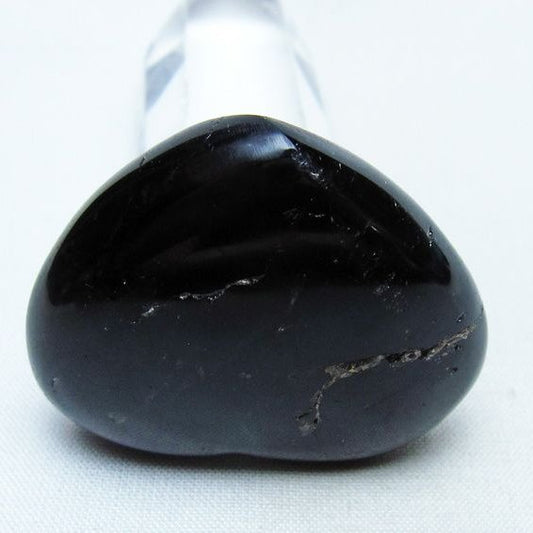 モリオン 置物 ハート 黒水晶 一点物 145-2068