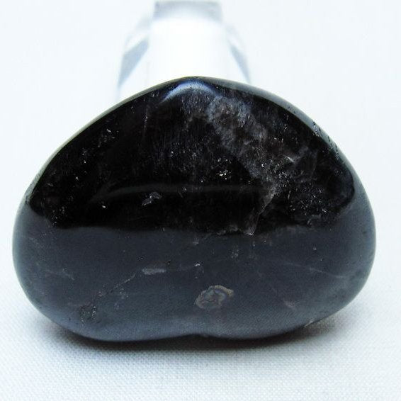 モリオン 置物 ハート 黒水晶 一点物 145-2069