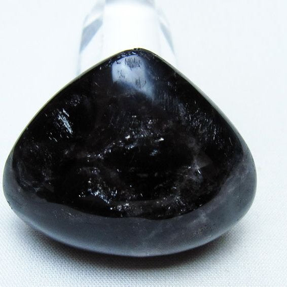 モリオン 置物 ハート 黒水晶 一点物 145-2070