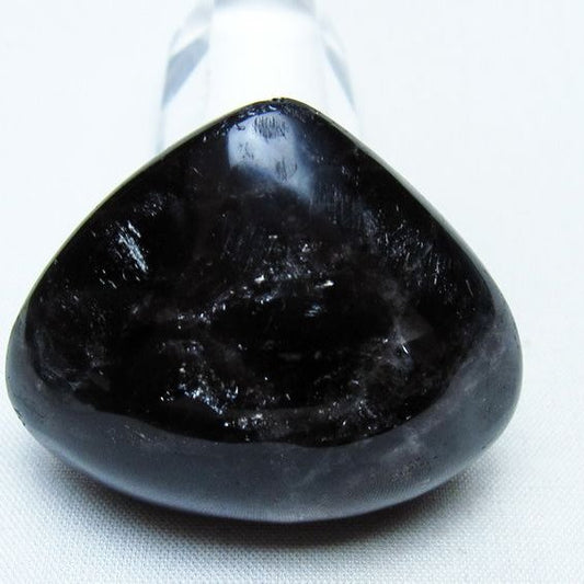モリオン 置物 ハート 黒水晶 一点物 145-2070