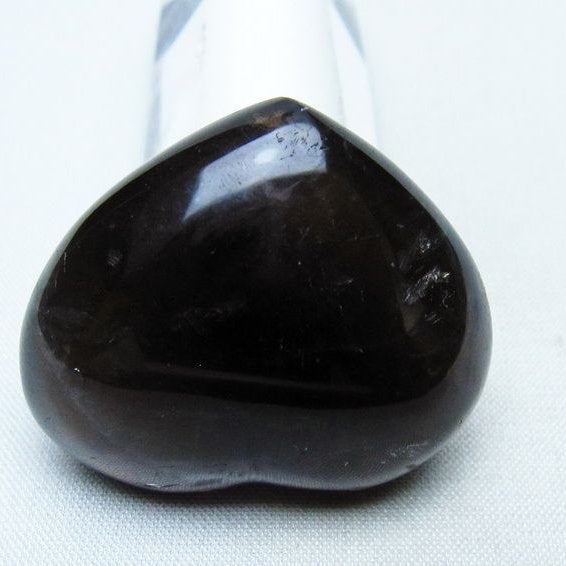 モリオン 置物 ハート 黒水晶 一点物 145-2071