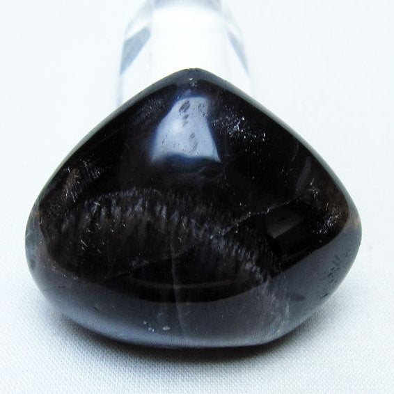 モリオン 置物 ハート 黒水晶 一点物 145-2077