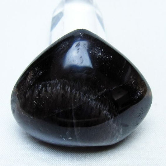 モリオン 置物 ハート 黒水晶 一点物 145-2077