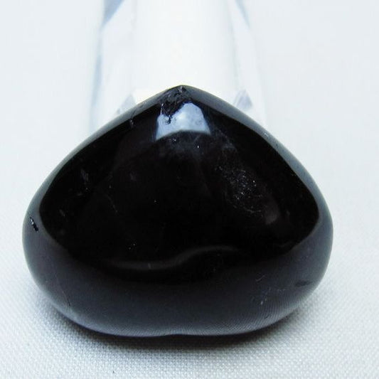 モリオン 置物 ハート 黒水晶 一点物 145-2086