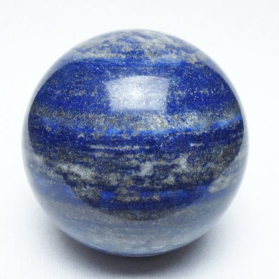 ラピスラズリ 丸玉 74mm スフィア 置物 一点物 151-10009