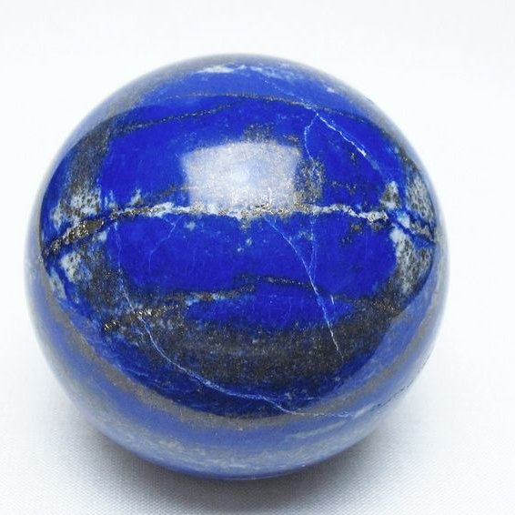 ラピスラズリ 丸玉 66mm スフィア 置物 一点物 151-10016