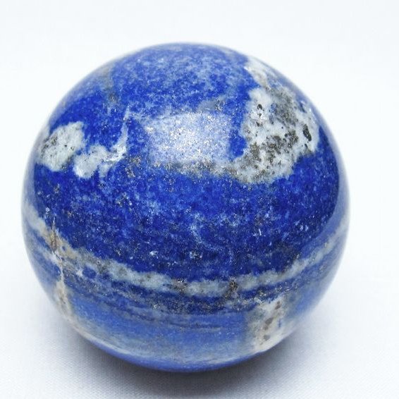 ラピスラズリ 丸玉 61mm スフィア 置物 一点物 151-10026