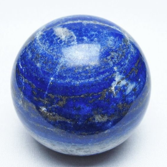 ラピスラズリ 丸玉 61mm スフィア 置物 一点物 151-10067