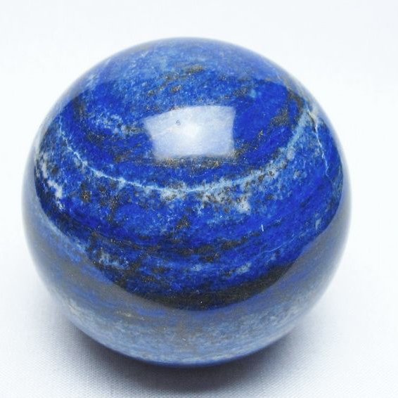 ラピスラズリ 丸玉 65mm スフィア 置物 一点物 151-10075