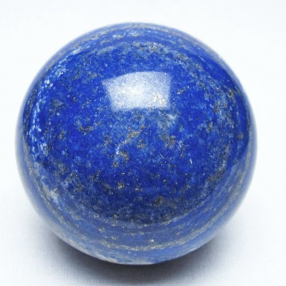 ラピスラズリ 丸玉 66mm スフィア 置物 一点物 151-10078