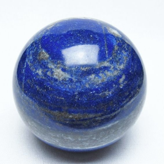 ラピスラズリ 丸玉 68mm スフィア 置物 一点物 151-10083