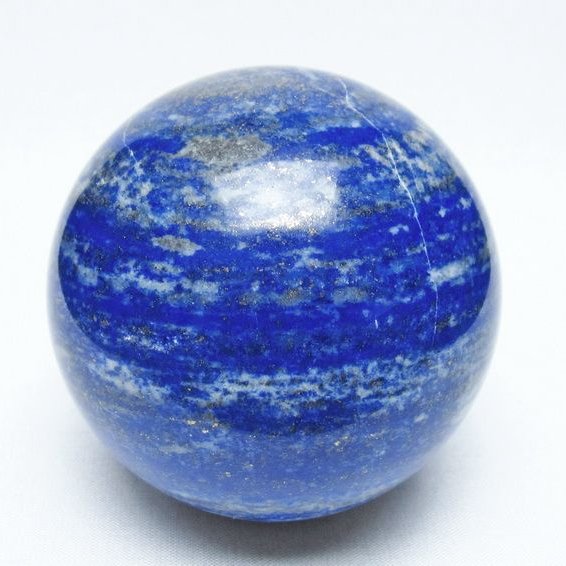 ラピスラズリ 丸玉 75mm スフィア 置物 一点物 151-10095