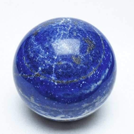 ラピスラズリ 丸玉 69mm スフィア 置物 一点物 151-10108