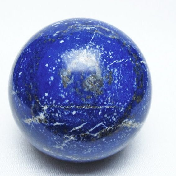 ラピスラズリ 丸玉 65mm スフィア 置物 一点物 151-10111
