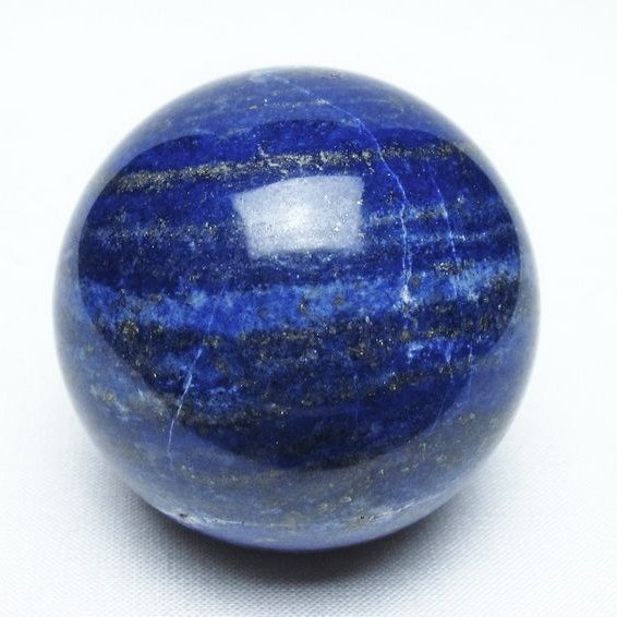 ラピスラズリ 丸玉 54mm スフィア 置物 一点物 151-10139