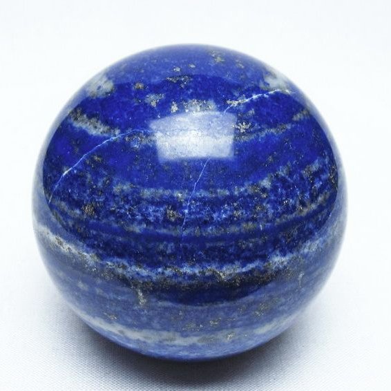 ラピスラズリ 丸玉 66mm スフィア 置物 一点物 151-10157