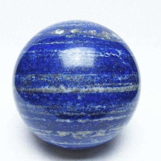 1.4Kg ラピスラズリ 丸玉 95mm スフィア 置物 一点物 151-10166