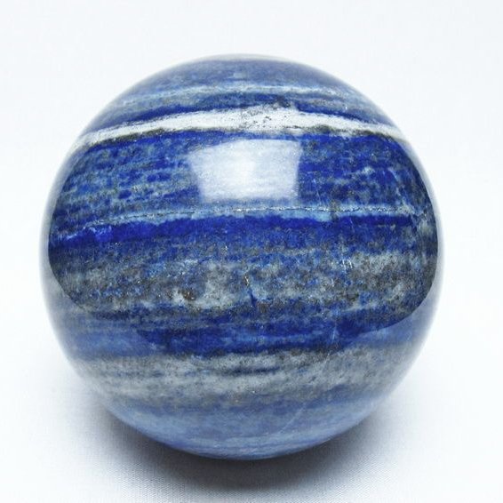 1.6Kg ラピスラズリ 丸玉 100mm スフィア 置物 一点物 151-10167