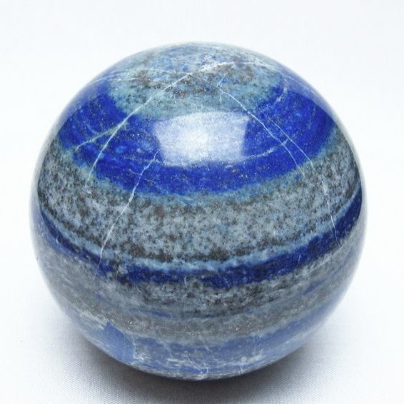 ラピスラズリ 丸玉 82mm スフィア 置物 一点物 151-10172