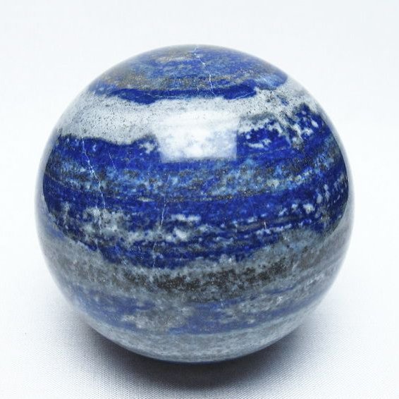 ラピスラズリ 丸玉 80mm スフィア 置物 一点物 151-10174