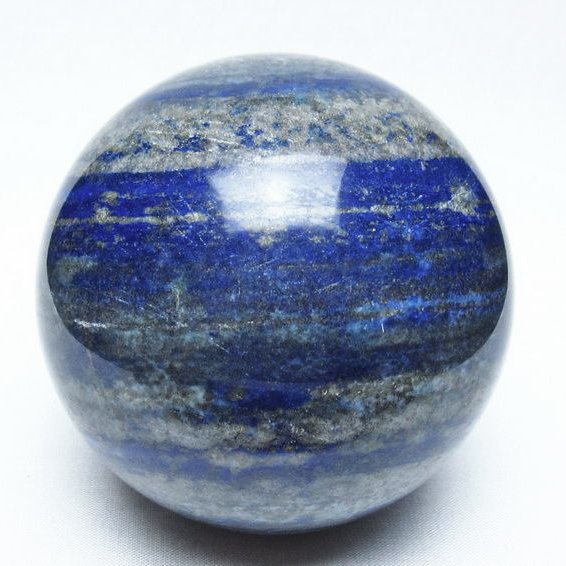 1.1Kg ラピスラズリ 丸玉 88mm スフィア 置物 一点物 151-10176