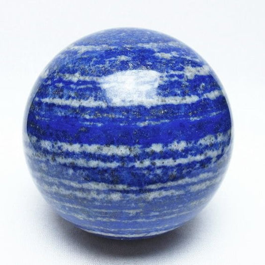 1.3Kg ラピスラズリ 丸玉 93mm スフィア 置物 一点物 151-10179