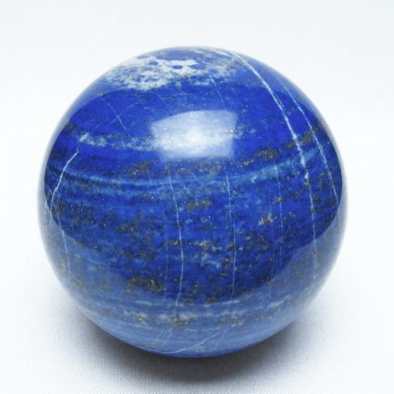 ラピスラズリ 丸玉 82mm スフィア 置物 一点物 151-10183