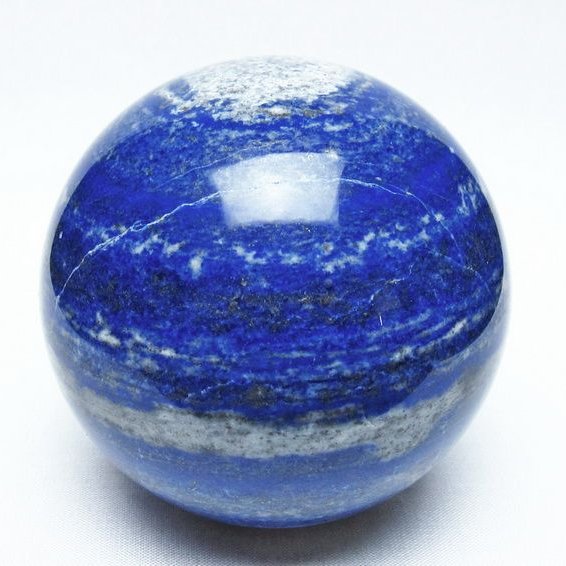 ラピスラズリ 丸玉 83mm スフィア 置物 一点物 151-10187