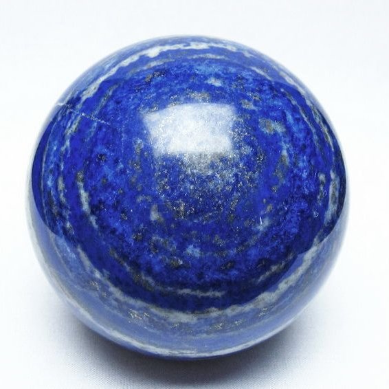 1.3Kg ラピスラズリ 丸玉 93mm スフィア 置物 一点物 151-10189