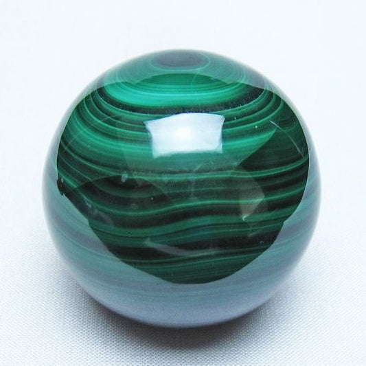 マラカイト 丸玉 50mm スフィア 置物 一点物 151-10196