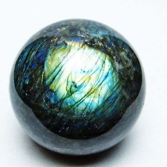 ラブラドライト 丸玉 64mm スフィア 一点物 151-6796