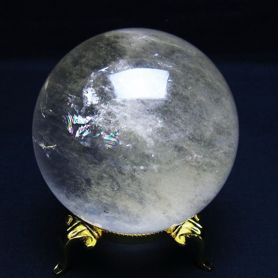 水晶 丸玉 75mm 水晶玉 一点物 151-7130