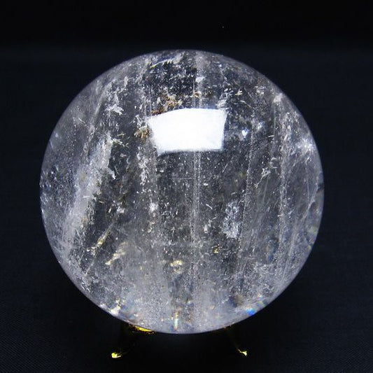 水晶 丸玉 66mm 水晶玉 一点物  151-7145