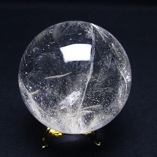 水晶 丸玉 61mm 水晶玉 一点物  151-7194