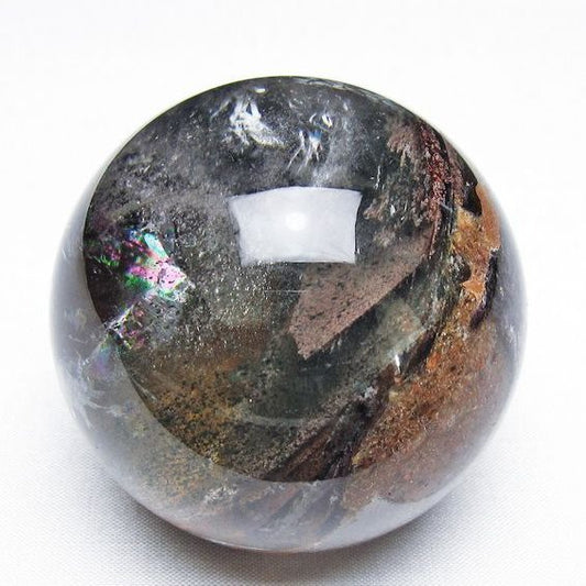 ガーデンクォーツ 丸玉 虹入り 64mm 一点物  151-8080