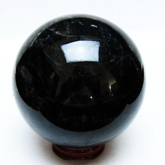 モリオン 丸玉 79mm 黒水晶 丸玉 一点物 151-8508