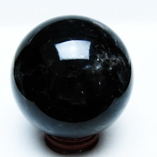モリオン 丸玉 70mm 黒水晶 丸玉 一点物 151-8513