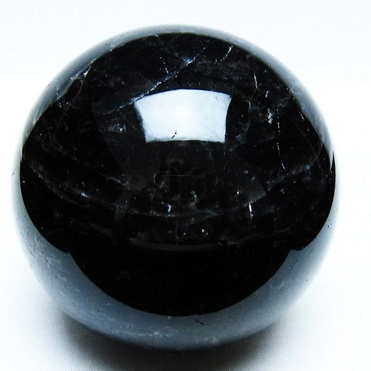 モリオン 丸玉 87mm 黒水晶 丸玉 モリオン スフィア 一点物 151-8519