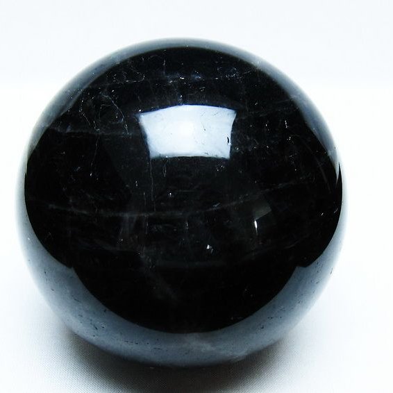 モリオン 丸玉 88mm 黒水晶 丸玉 モリオン スフィア 一点物 151-8520