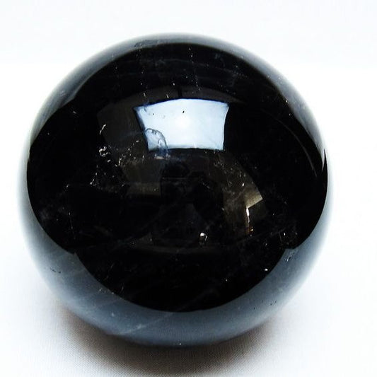 モリオン 丸玉 85mm 黒水晶 丸玉 モリオン スフィア 一点物 151-8523