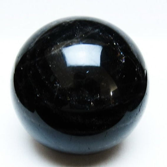 モリオン 丸玉 87mm 黒水晶 丸玉 モリオン スフィア 一点物 151-8527